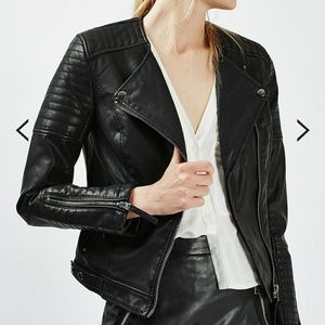 🎉Host pick🎉 Quilted leather biker (moto) jacket